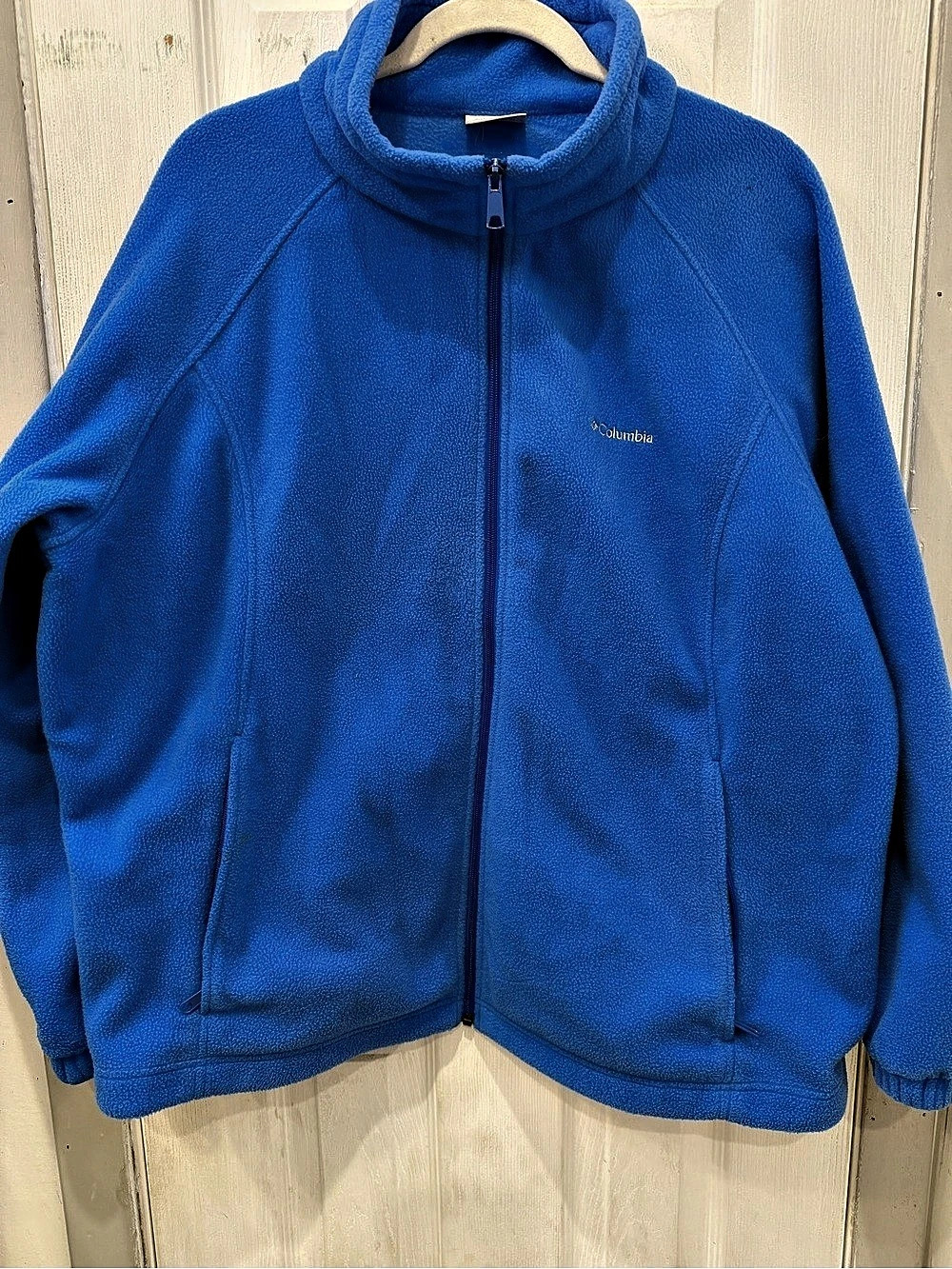 Columbia Women's Benton Springs Full Zip Fleece Jacket Blue 3X